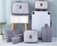 Storage Case for Bags in Gray Color 38x30x12cm 6pcs
