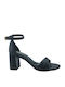 Bebece Women's Sandals with Ankle Strap Black