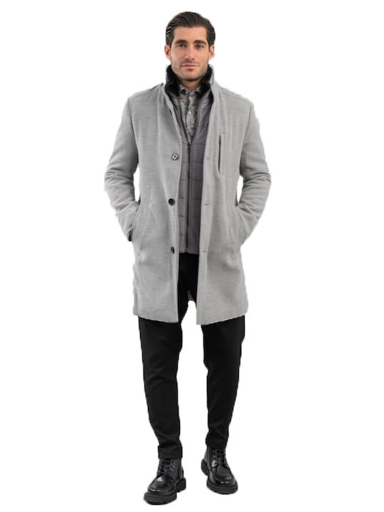 Vittorio Artist Ανδρικό Παλτό Grey