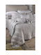 Down Town Home Sofa Cushion 739 from 100% Cotton Ecru 15x40cm.