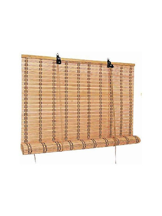 Sidirela Bamboo Shade Blind Bamboo in Brown Color L120xH180cm