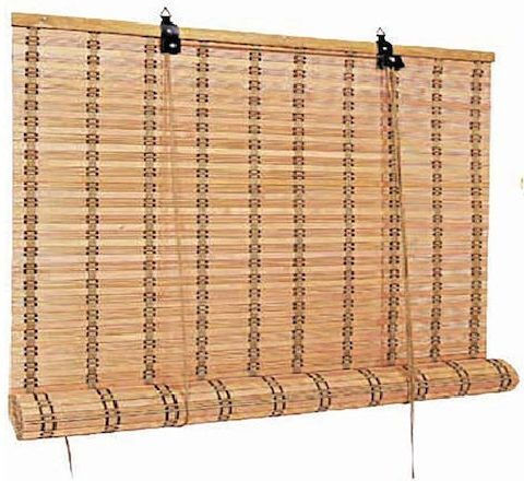 Sidirela Στόρι Σκίασης Μπαμπού σε Καφέ Χρώμα Π120xΥ180εκ.
