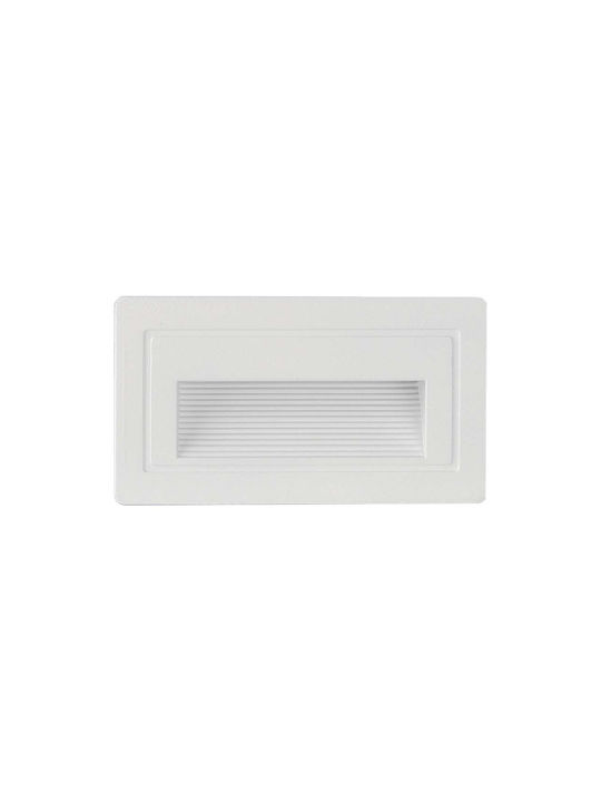 V-TAC Wandmontierte Außen-Deckenleuchte LED IP65 3W mit Warmweiß Licht 5.8x10.3x4.5εκ.