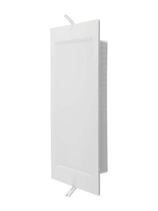 V-TAC Square Recessed LED Panel 24W with Warm White Light 3000K