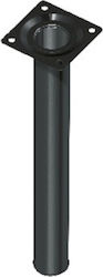 Element-System Es Αλουμινένιο Πόδι για Τραπέζι / Τραπεζάκι 3x3x25cm Μαύρο