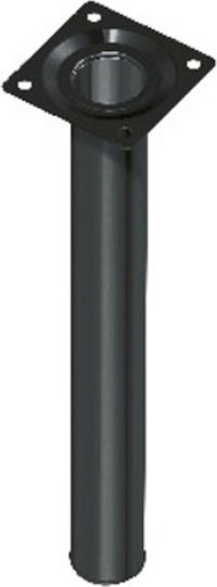 Element-System Es Aluminum Furniture Leg Suitable for Table / Coffee Table 3x3x25cm Black