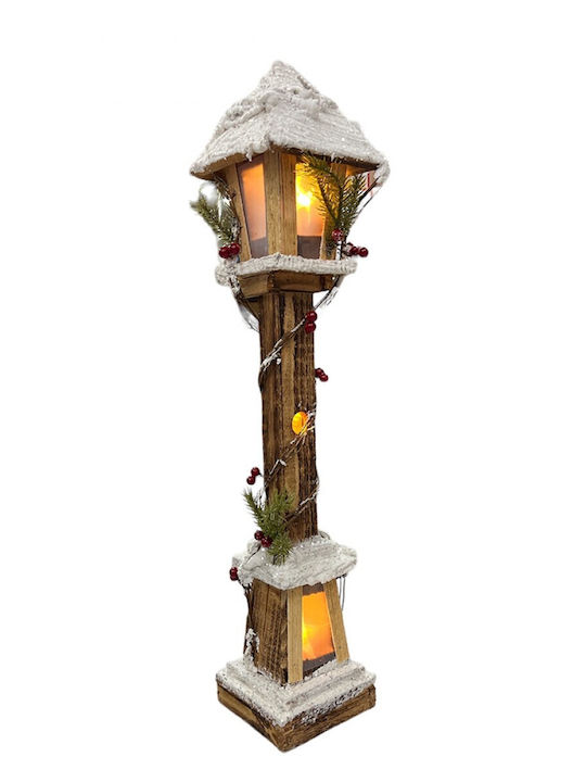 Due esse Christmas Wood Lantern