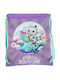 CyP Brands Gabbys Dollhouse Παιδική Τσάντα Πουγκί Λιλά 30x10x34εκ.