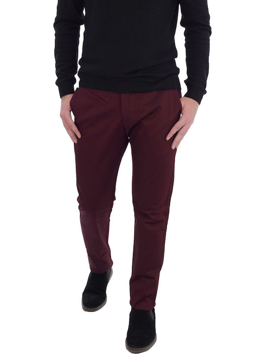 Vittorio Artist Noho Men's Trousers Burgundy