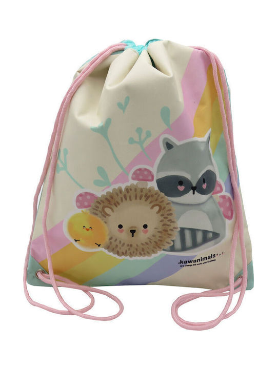 CyP Brands Kawanimals Forest Kinder Rucksack Beuteltasche Bunt 33cmx1cmcm