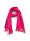 Verde Women's Wool Scarf Fuchsia