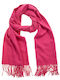 Verde Women's Wool Scarf Fuchsia