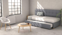 Titan Καναπές Κρεβάτι Μονό '''' με Στρώμα 90x200cm
