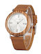Bobo Bird Women's Watch with Brown Wooden Bracelet