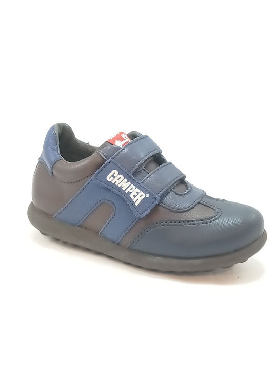 Camper Παιδικά Sneakers με Σκρατς Μπλε