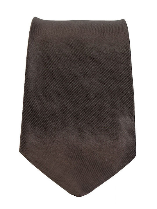 Hugo Boss Men's Tie Silk Printed in Brown Color