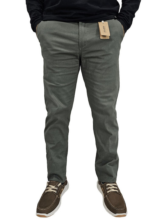 Double Men's Trousers Chino Pesto