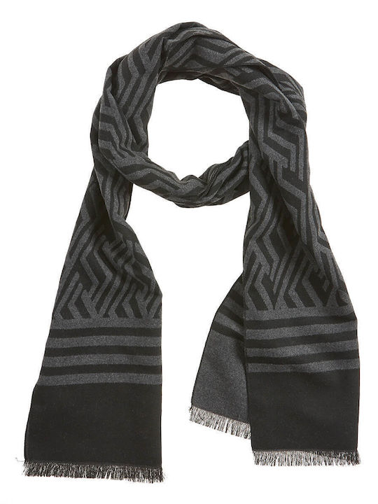 Verde Men's Scarf Black