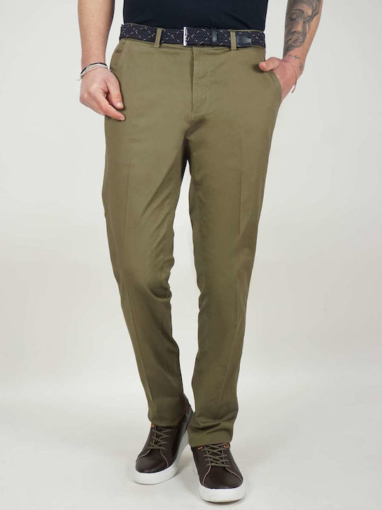 Lexton Robert Hose Elastisch Khaki