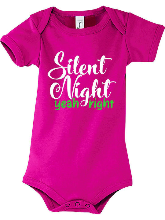 kirikoko Silent Night Yeah Right Christmas Kurzärmelig Fuchsia