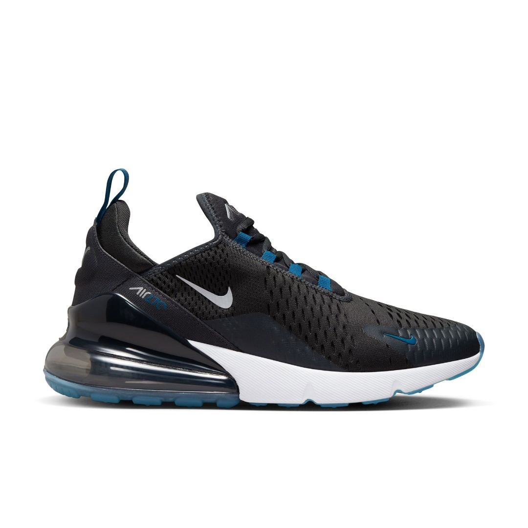Nike Air Max 270 Sneakers Anthracite Industrial Blue Metallic Silver FV0380 001 Skroutz.gr