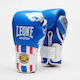 Leone 1947 Boxing Gloves Leather for Match Blue