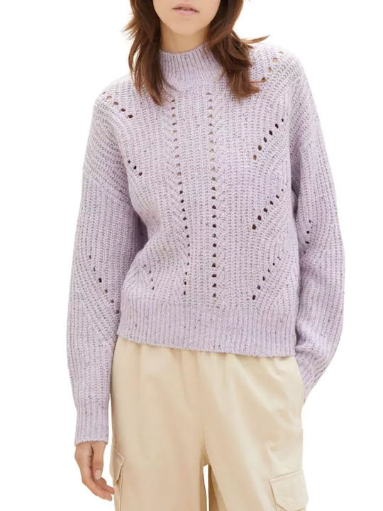 Tom Tailor Women's Long Sleeve Sweater Lila