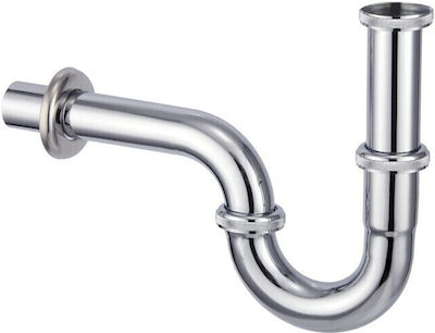 Viospiral Oțel inoxidabil Siphon Sink Silver