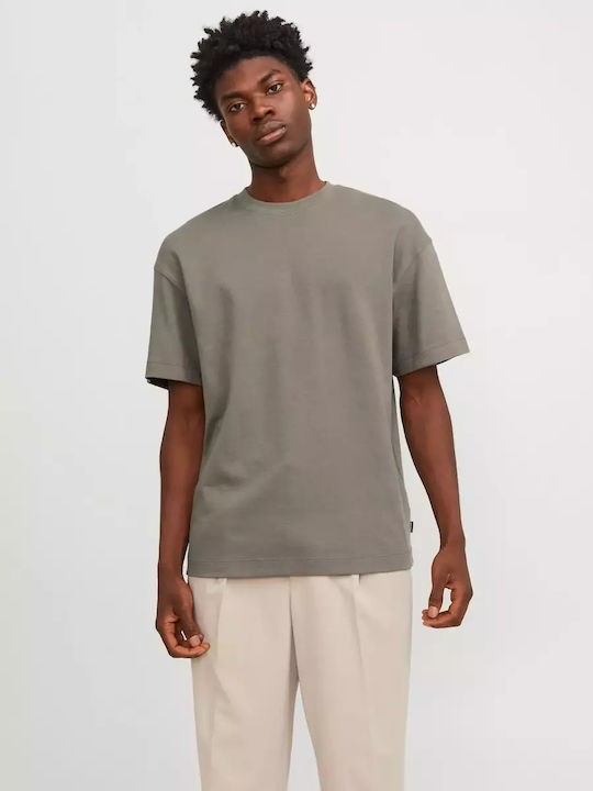 Jack & Jones T-shirt Bungee Cord - #8B7D6B.