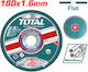 Total Metal Cutting Disc 22.2mm 25pcs TAC2161801