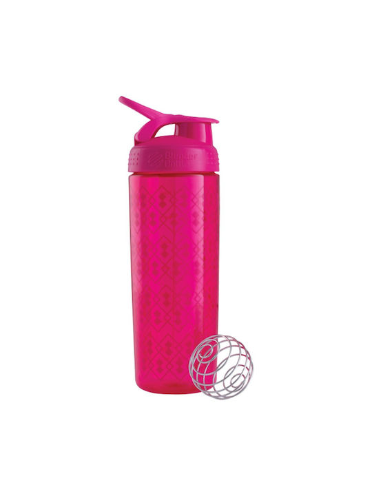 Blender Bottle Sportmixer Tritan Signature Sleek Shaker Πρωτεΐνης 820ml Πλαστικό Ροζ