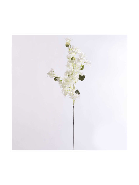 Supergreens Artificial Decorative Branch Bougainvillea White 120cm 1pcs