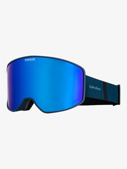 Quiksilver Storm Ski & Snowboard Goggles for Adults with Lens in Blue Colour