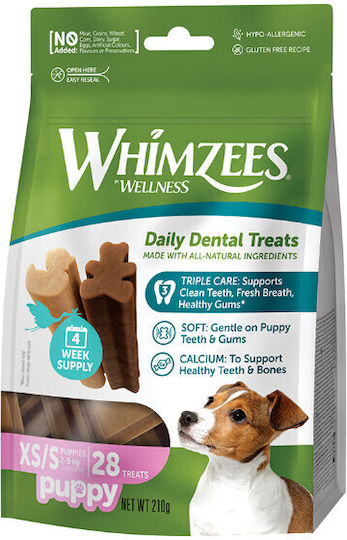 Whimzees Chewable Stick for Dogs & Cats Against Tartar & Plaque 210gr 28pcs