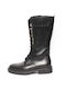 Alpe Leather Women's Ankle Boots Black