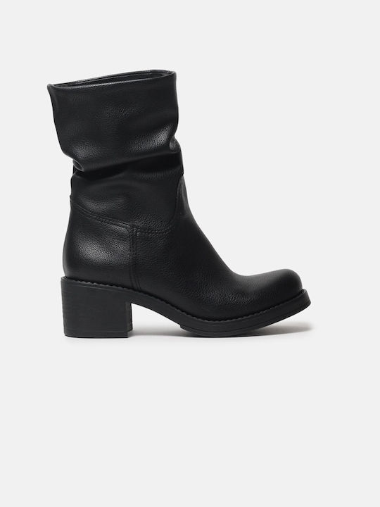 InShoes Damen Knöchelstiefel Schwarz