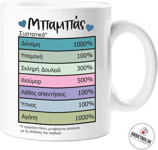Κούπα Κεραμική Λευκή