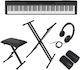 Yamaha Electric Etapa Pian A030BU1340 Set cu 88 Ponderat Clape și Conectare la Căști Negru