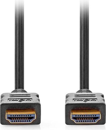 Nedis Cablu HDMI 2.0 Premium High Speed 4K 60Hz HDR HDMI De Sex Masculin - HDMI De Sex Masculin 5m Negru