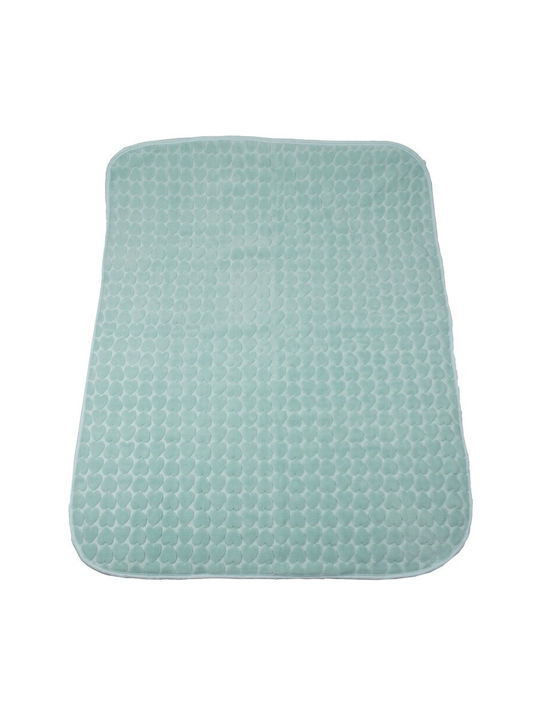 Kamtex Baby Blanket Cot Velvet Turquoise 115x100cm