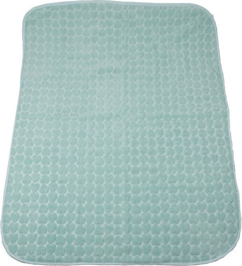 Kamtex Baby Κουβέρτα Κούνιας Βελουτέ Τιρκουάζ 115x100εκ.
