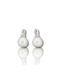 Mentzos Earrings made of Platinum with Stones & Pearls