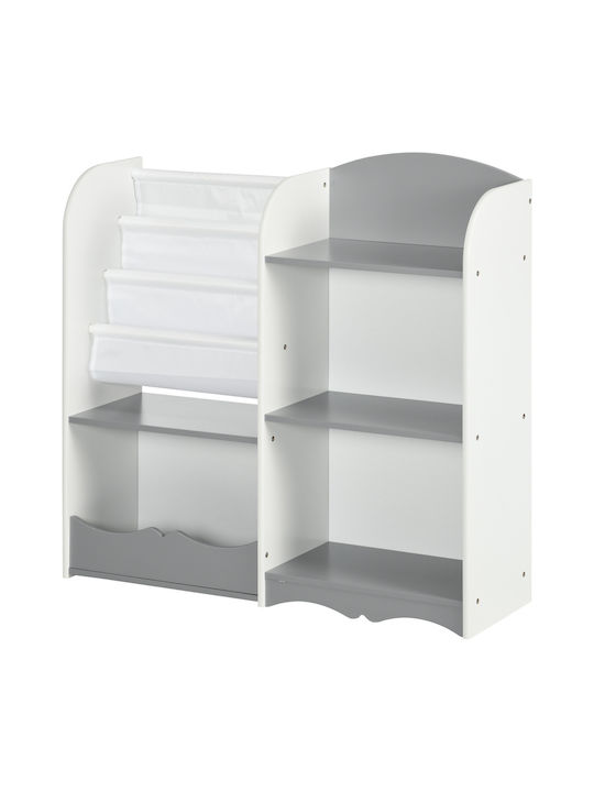 Kids' Shelving Unit Gray 85x26x84εκ.