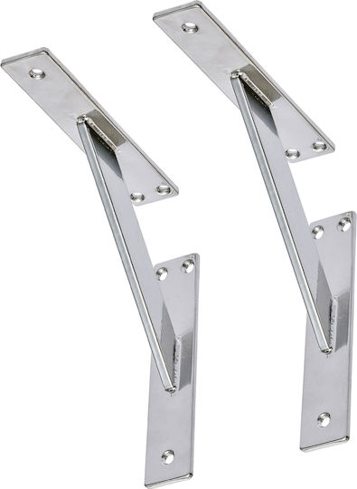 ML-Design Suporturi pentru rafturi din Aluminiu în Culoare Albastru 240x240mm 2buc 490009817