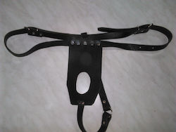 Bdsm Harnașament cu Dildo în Culoare Negru