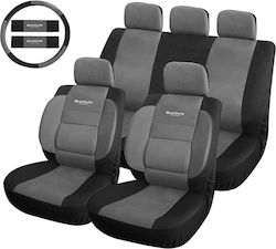 Autoline Set De Capace 12 Buc Piele Sintetica Safari Negre 9990000005833 Autoline Set De Capace 12 Buc Piele Sintetica Safari Negre 9990000005833