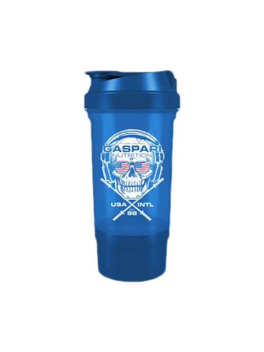 Gaspari Shaker Πρωτεΐνης 500ml Πλαστικό Μπλε