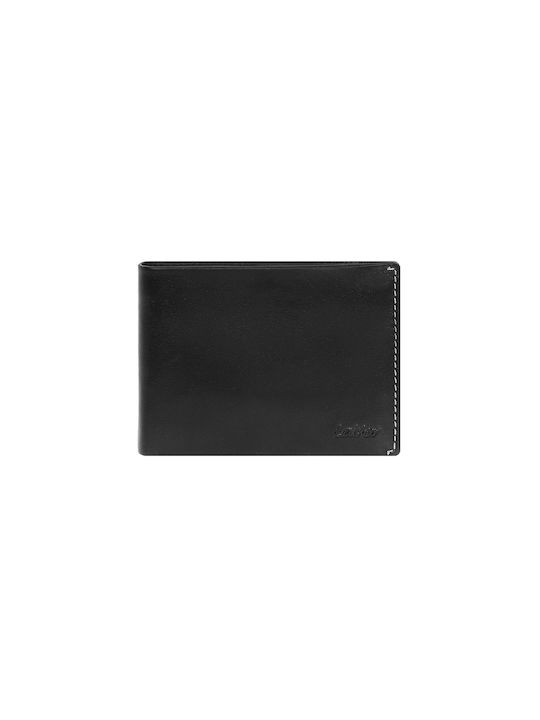 Lavor Men's Leather Card Wallet with RFID Black