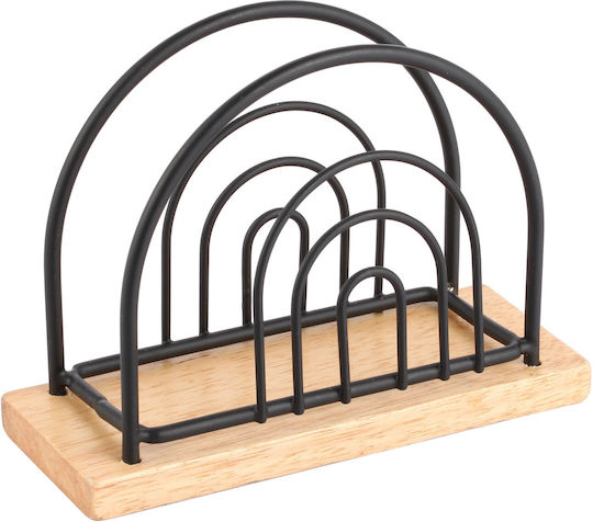 Viosarp Държач за салфетки Метална Черен 13x5x9.2см 5206753042426 Viosarp Държач за салфетки Метална Черен 13x5x9.2см 5206753042426