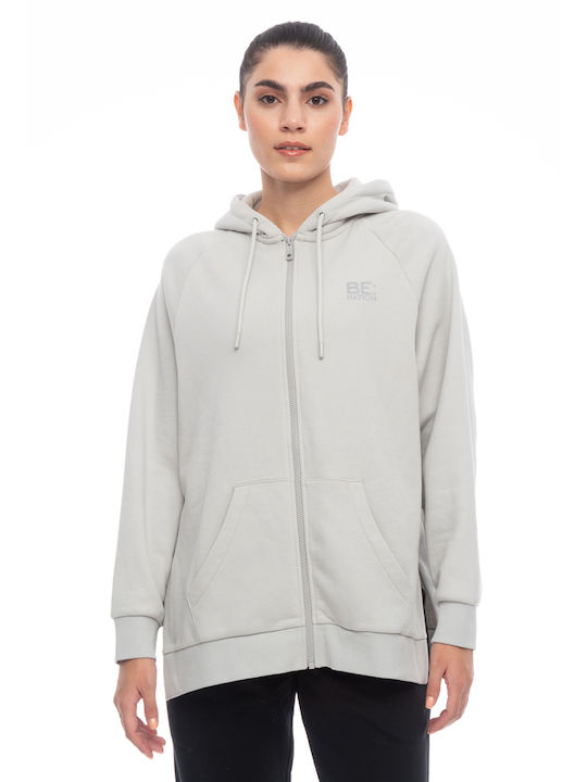 Be:Nation Women's Hooded Sweatshirt Gray